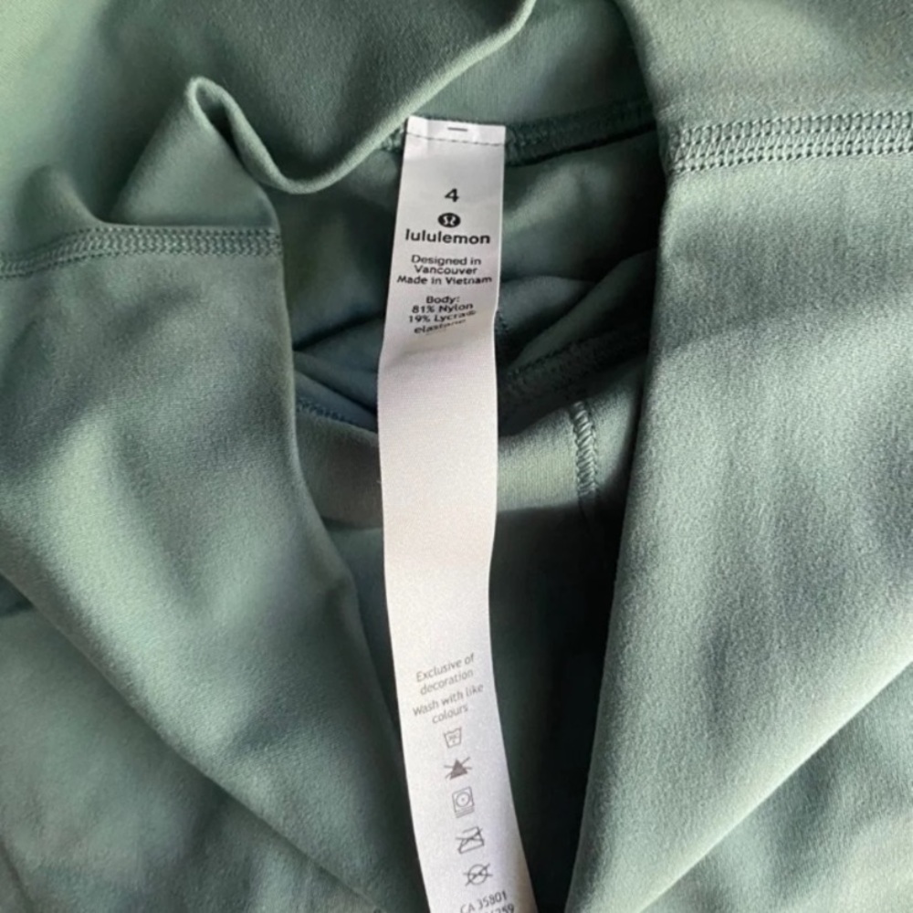 NWT! Lululemon Align Shorts 6" Tidewater Teal - Picture 5 of 6